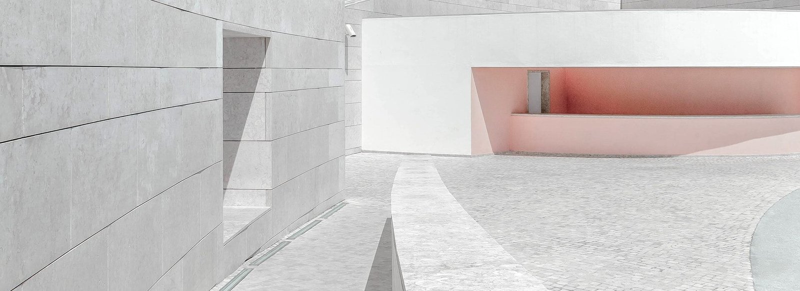 Minimalistic light urban architecture design