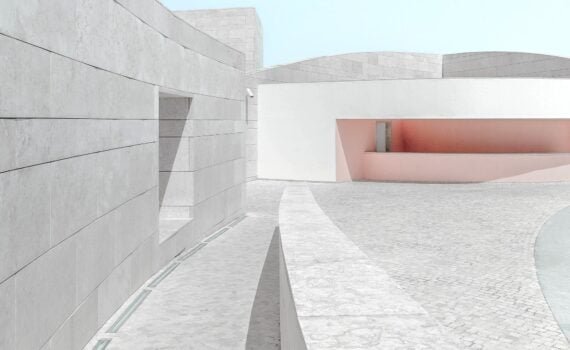 Minimalistic light urban architecture design